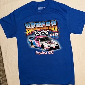NASCAR Racing Daytona 500 Race #48 Blue Tshirt Tee Men’s Small - New, No Tags